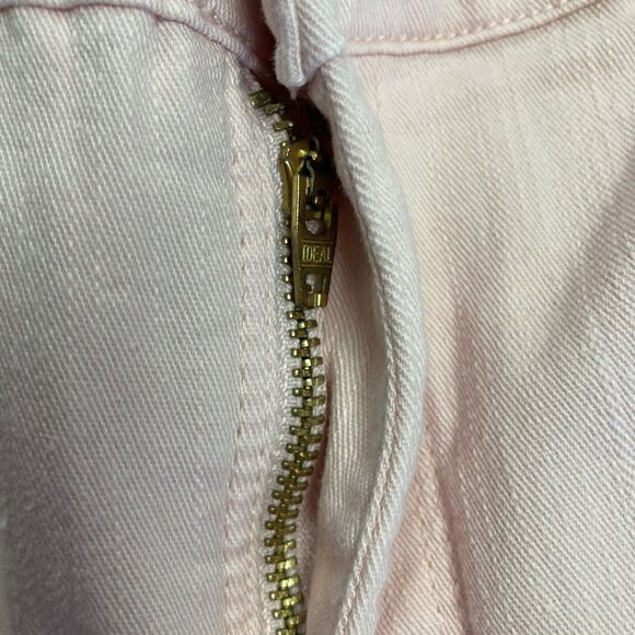 VINTAGE AMERICA BLUES, BOHO Crop, Women’s pink Jeans, Size 14,Stretchy,5 Pocket - Picture 10 of 11